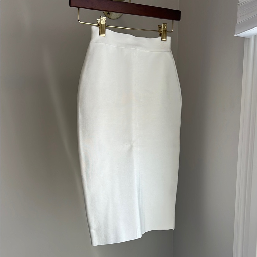White Pencil Skirt